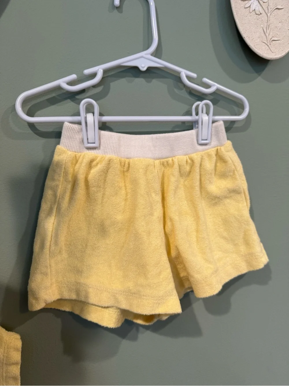 ZARA 2 piece toddler terry cloth outfit